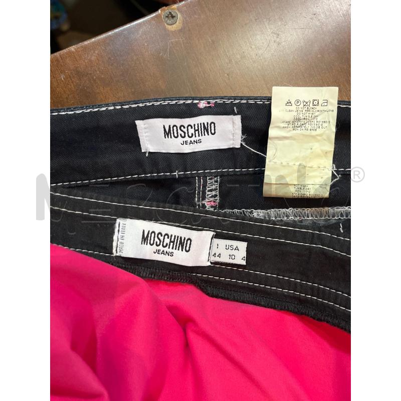COMPLETO DONNA TOP+PANTALONE MOSCHINO FUCSIA NERO | Mercatino dell'Usato Manduria 5