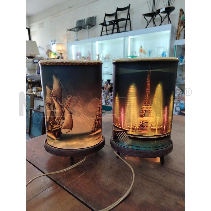 COPPIA LAMPADE ECONOLITE VELIERI/MONUMENTI | Mercatino dell'Usato Manduria 1