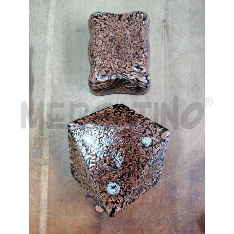 COPPIA POSACENERE + SCATOLA MURANO AVVENTURINA  | Mercatino dell'Usato Manduria 5