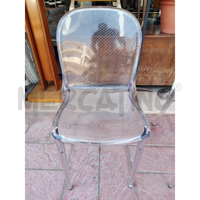 COPPIA SEDIE KARTELL MODELLO THALYA TRASPARENTE RETATA | Mercatino dell'Usato Manduria 2
