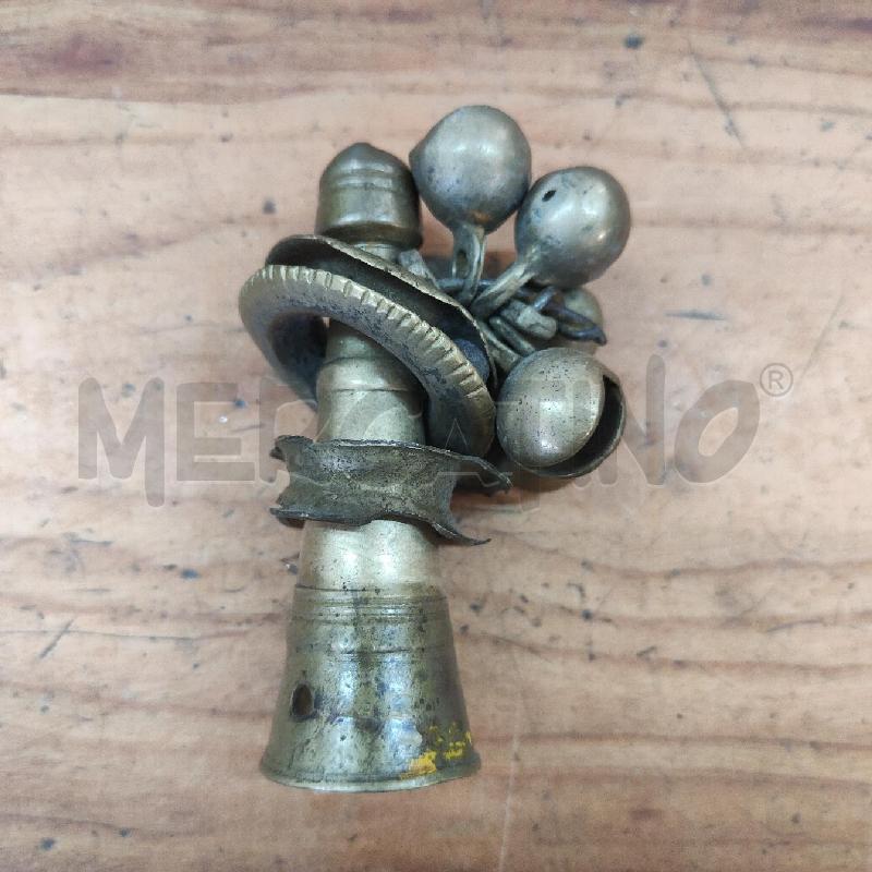 COPRI CORNO INDIANO CAMPANELLINI OTTONE | Mercatino dell'Usato Manduria 5