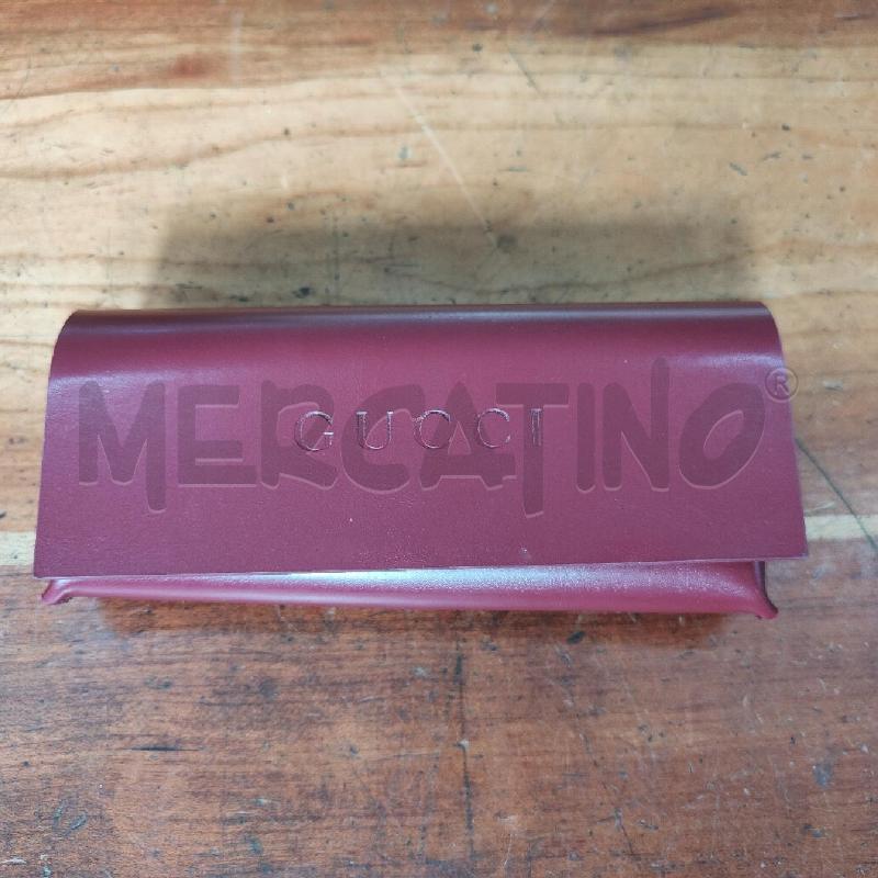 CUSTODIA OCCHIALI GUCCI BORGOGNA | Mercatino dell'Usato Manduria 1