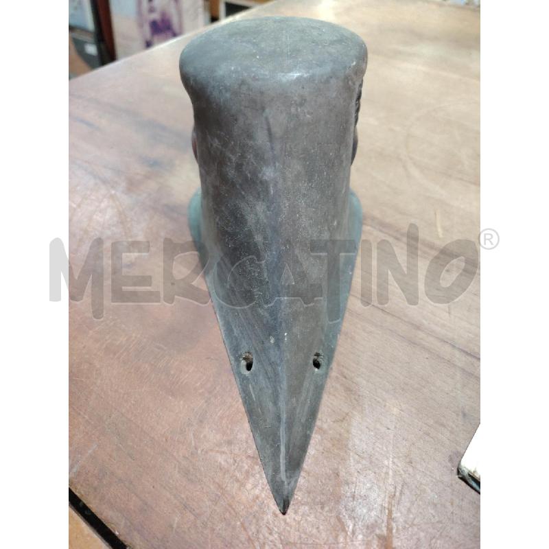 FARO DI BORDO NAVALE BRONZO VETRO BLU ROSSO | Mercatino dell'Usato Manduria 4
