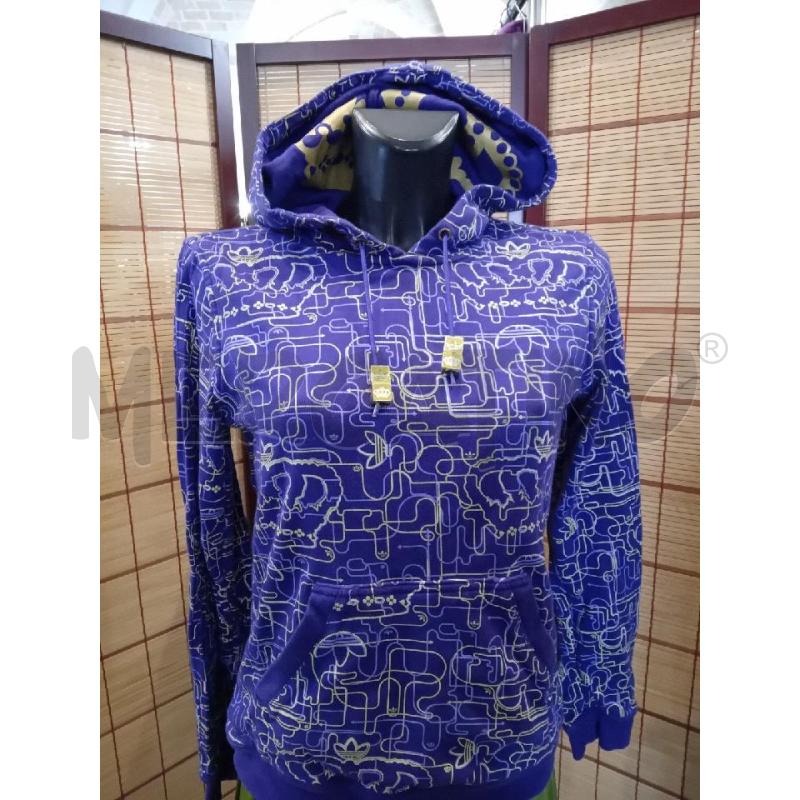 FELPA DONNA M ADIDAS REVERSIBILE VIOLA COLLABORAZIONE MISSY ELLIOT  | Mercatino dell'Usato Manduria 1