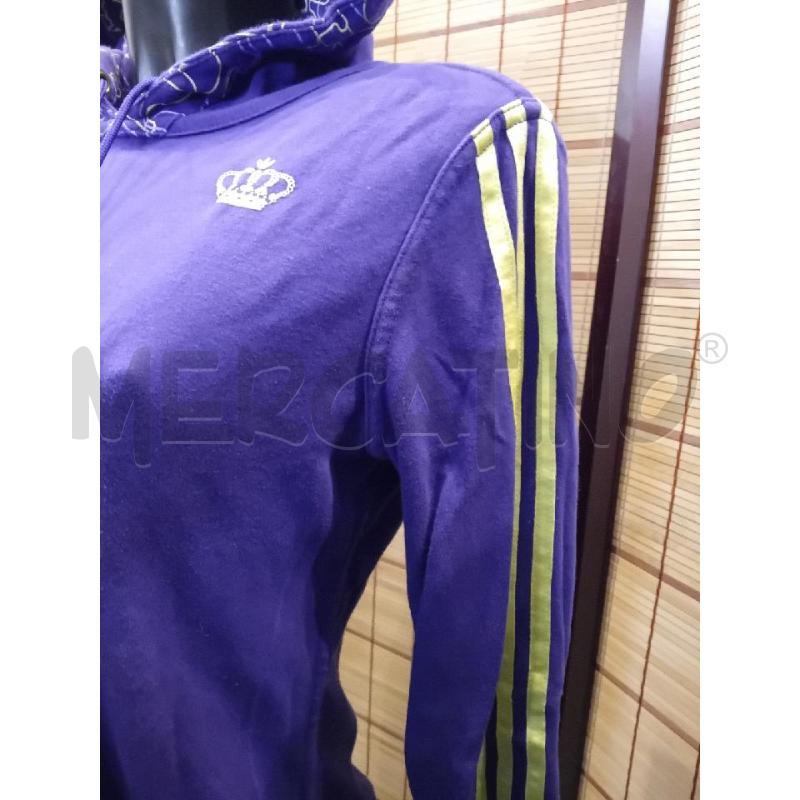 FELPA DONNA M ADIDAS REVERSIBILE VIOLA COLLABORAZIONE MISSY ELLIOT  | Mercatino dell'Usato Manduria 5