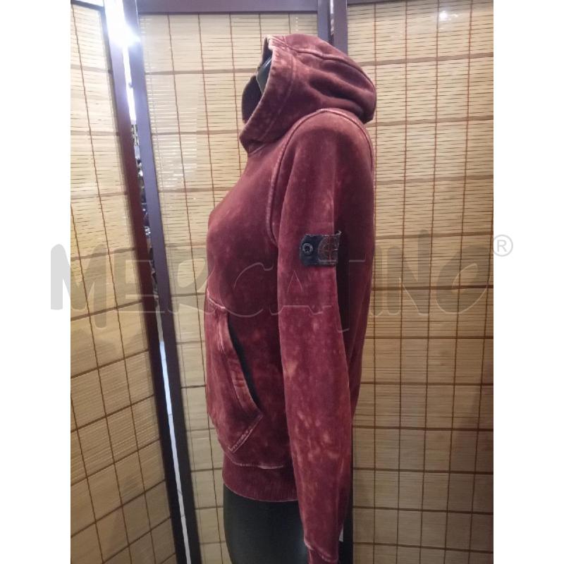 FELPA STONE ISLAND 12A/XS BORDEAUX EFFETTO CANDEGGIATO | Mercatino dell'Usato Manduria 2