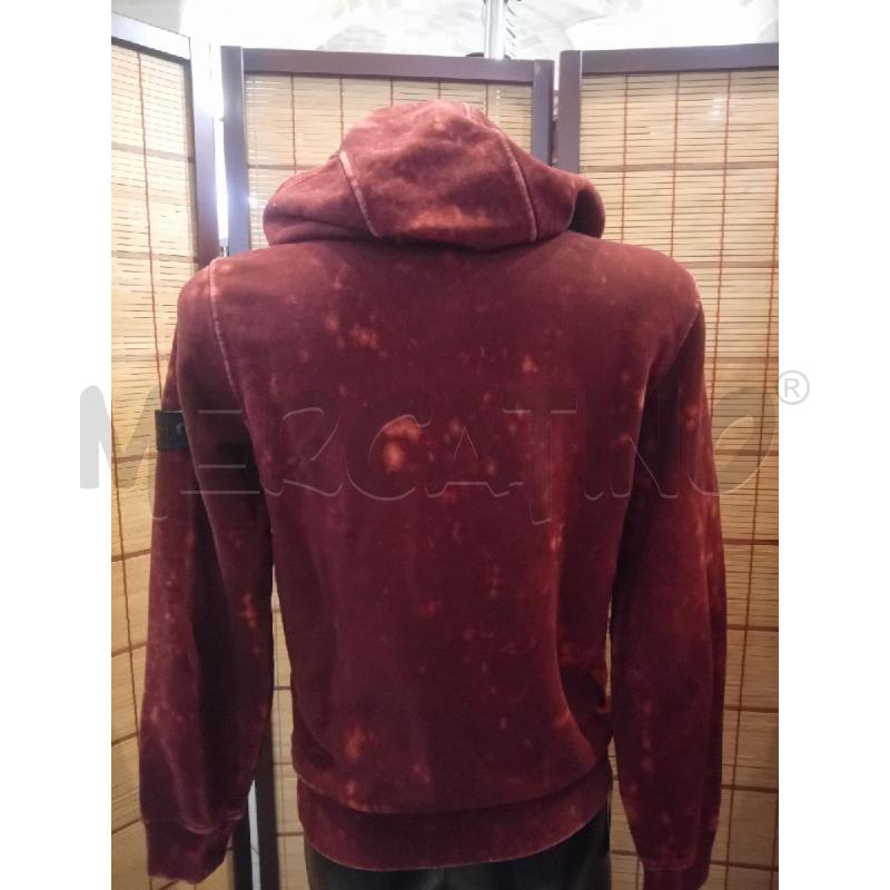 FELPA STONE ISLAND 12A/XS BORDEAUX EFFETTO CANDEGGIATO | Mercatino dell'Usato Manduria 3