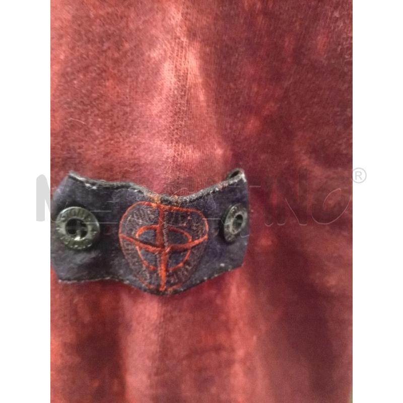 FELPA STONE ISLAND 12A/XS BORDEAUX EFFETTO CANDEGGIATO | Mercatino dell'Usato Manduria 4