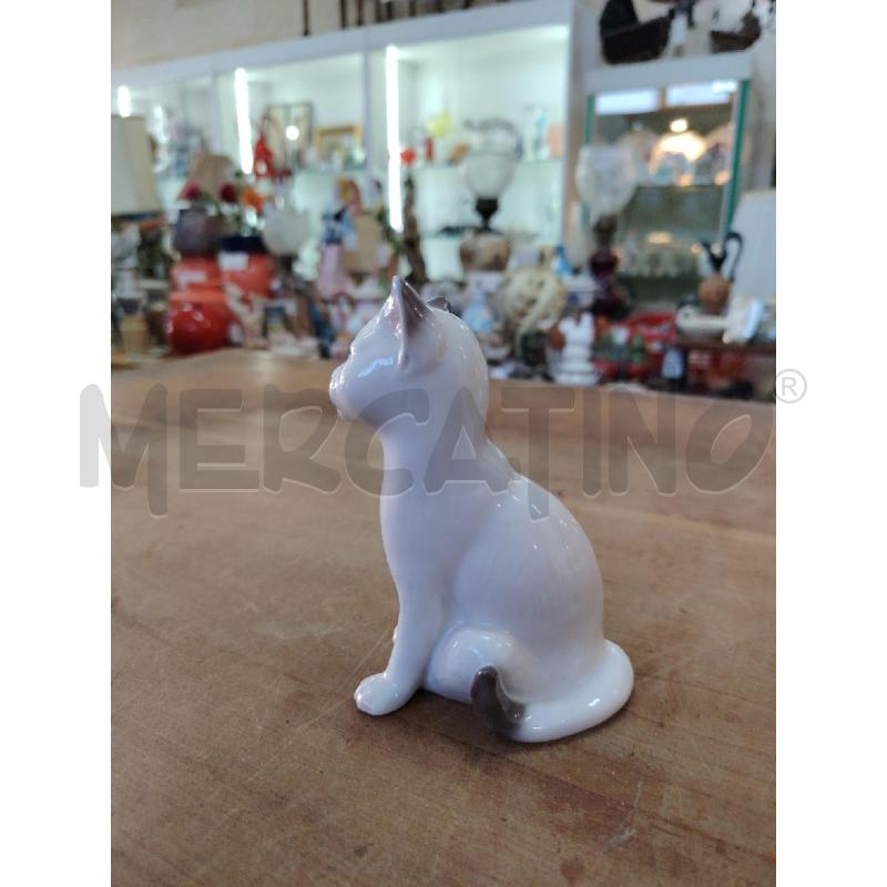 FIGURINE ROYAL COPENHAGEN 505 GATTO SEDUTO  | Mercatino dell'Usato Manduria 2