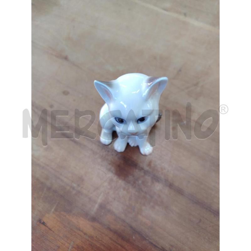 FIGURINE ROYAL COPENHAGEN 505 GATTO SEDUTO  | Mercatino dell'Usato Manduria 4