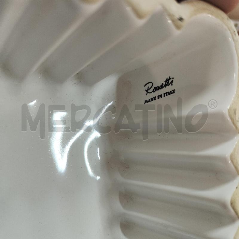 FORMELLA CERAMICA ROMETTI FIORI NASTRO VERDE | Mercatino dell'Usato Manduria 5
