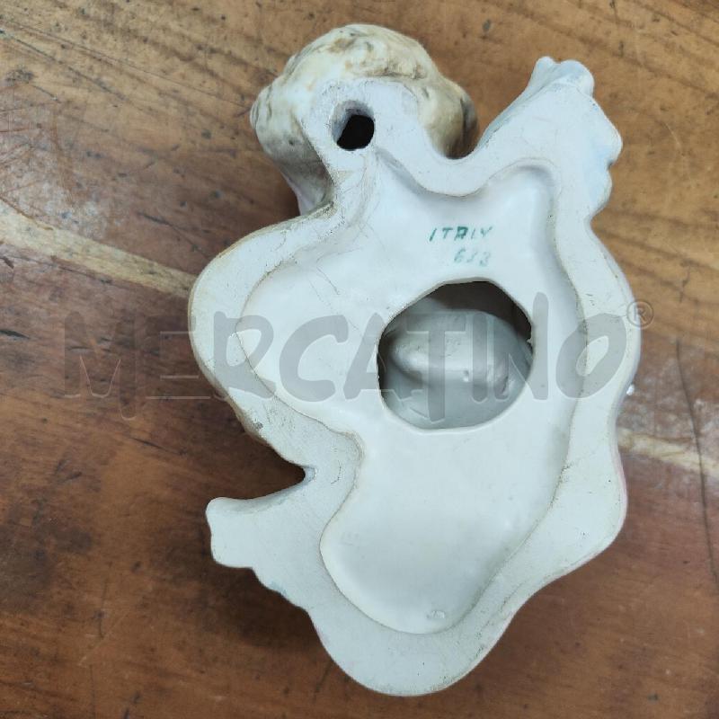 FORMELLA PORCELLANA ANGIOLETTI CON BUGIA ITALY 633 | Mercatino dell'Usato Manduria 3