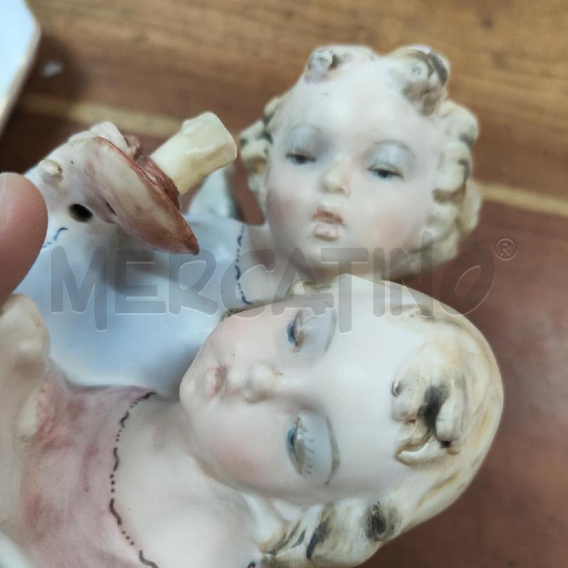 FORMELLA PORCELLANA ANGIOLETTI CON BUGIA ITALY 633 | Mercatino dell'Usato Manduria 4