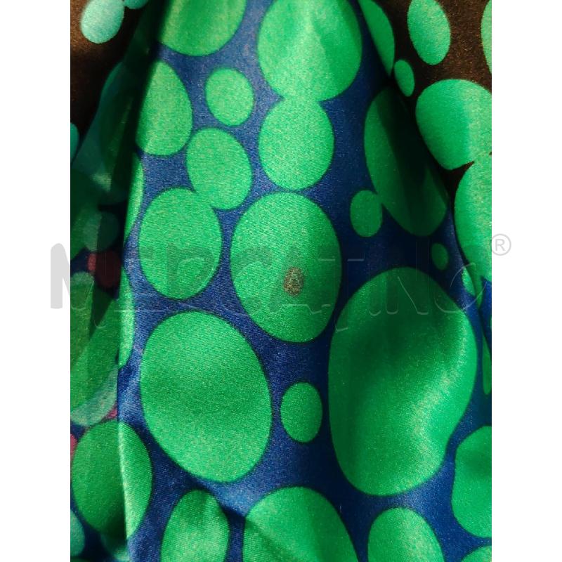 FOULARD UNGARO SETA TONO TURCHESE VIOLA BLU CONFEZIONE PLASTICA ORIGINALE | Mercatino dell'Usato Manduria 3