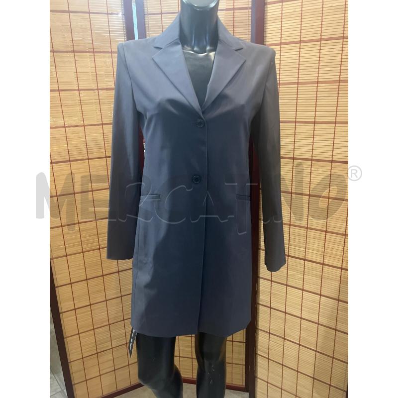 GIACCA DONNA 44 PATRIZIA PEPE LUNGA GRIGIA  | Mercatino dell'Usato Manduria 1