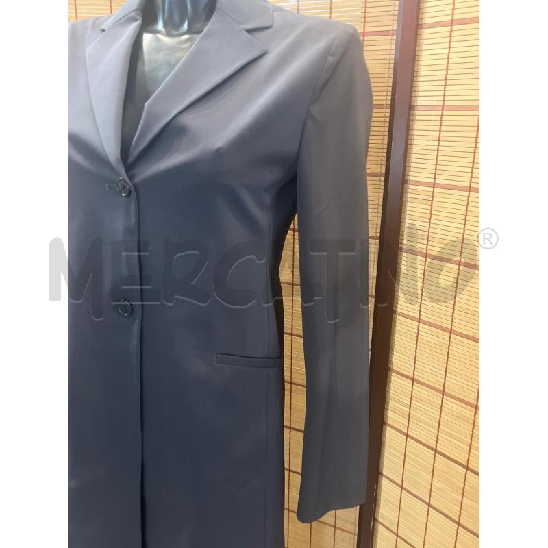 GIACCA DONNA 44 PATRIZIA PEPE LUNGA GRIGIA  | Mercatino dell'Usato Manduria 4