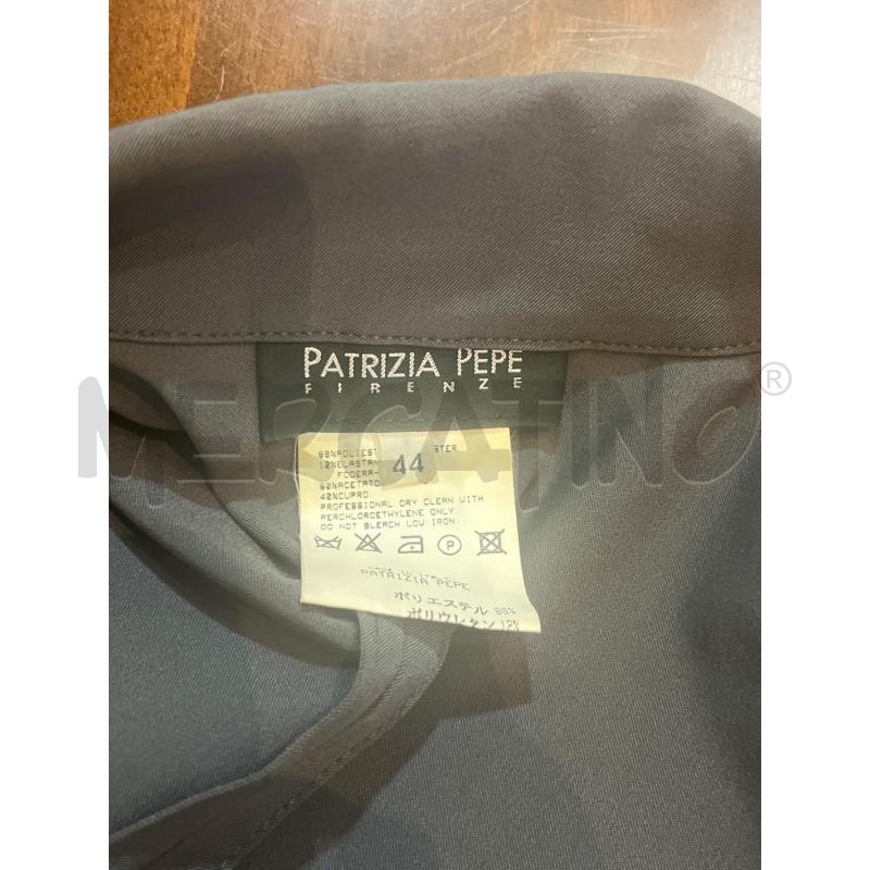 GIACCA DONNA 44 PATRIZIA PEPE LUNGA GRIGIA  | Mercatino dell'Usato Manduria 5