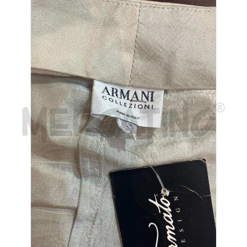GIACCA DONNA ARMANI COLLEZIONI GRIGIA BEIGE ZIP | Mercatino dell'Usato Manduria 4