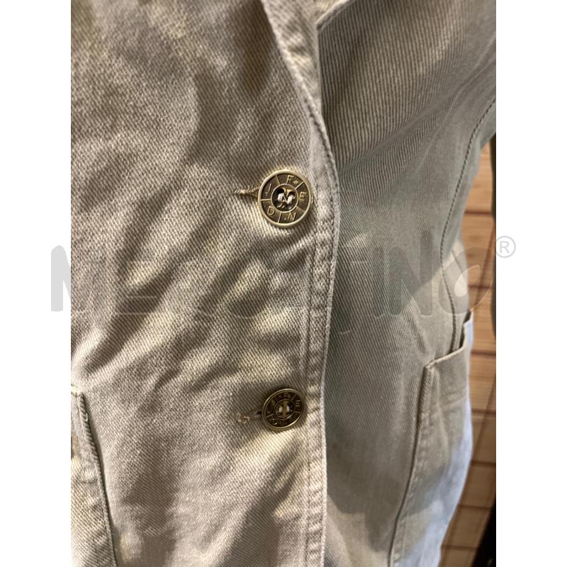GIACCA DONNA FENDI 48 JEANS BEIGE | Mercatino dell'Usato Manduria 3