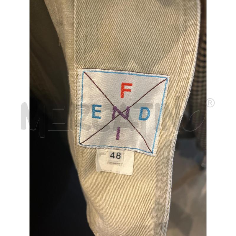 GIACCA DONNA FENDI 48 JEANS BEIGE | Mercatino dell'Usato Manduria 4