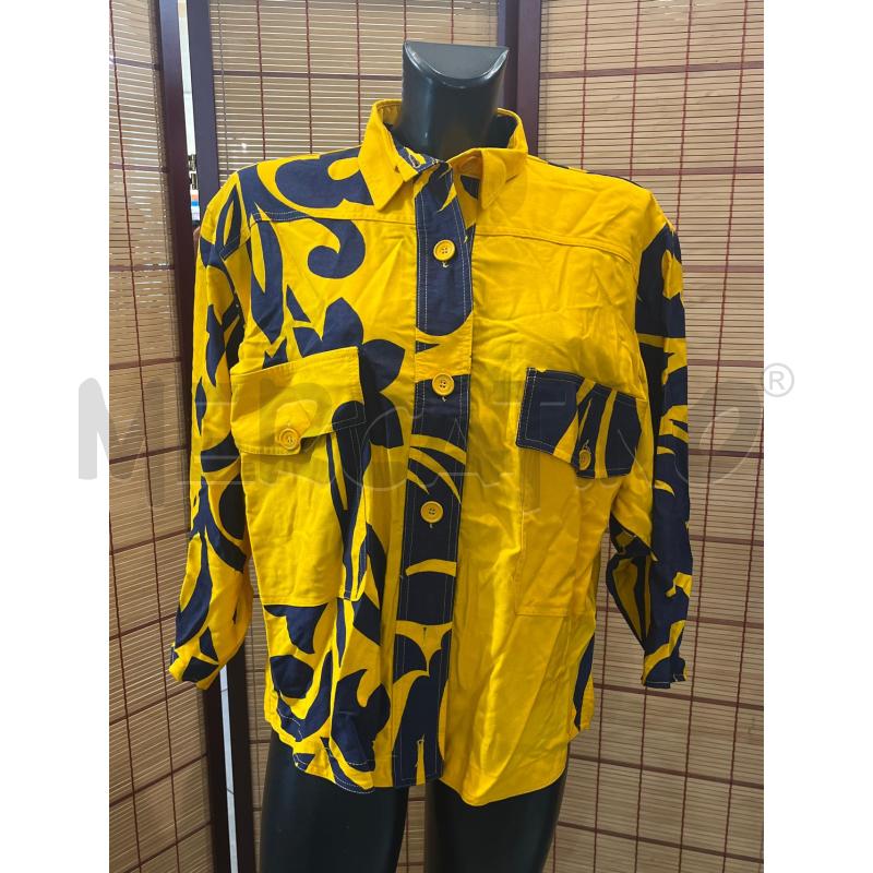 GIACCA DONNA VAKS GIALLA BLU OVER VINTAGE | Mercatino dell'Usato Manduria 1