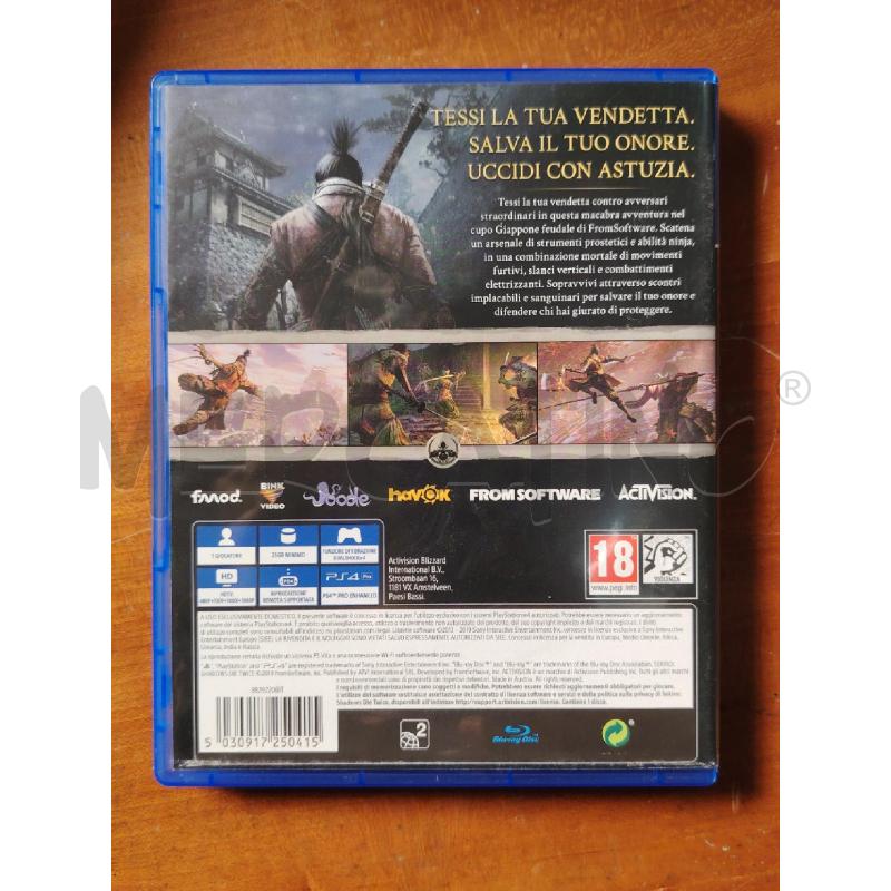 GIOCO PS4 SEKIRO SHADOWS DIE TWICE | Mercatino dell'Usato Manduria 4
