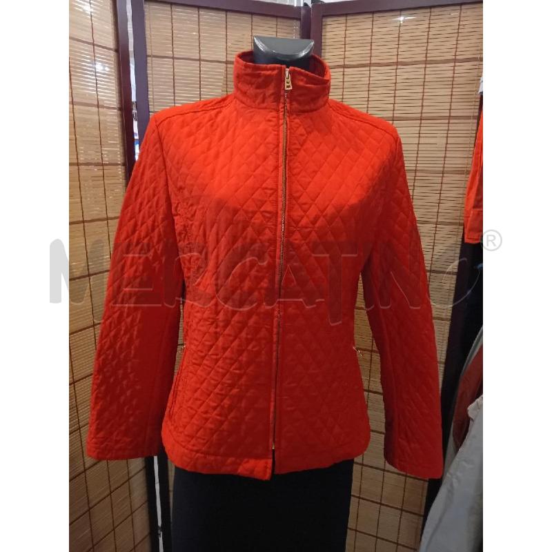 GIUBBINO DONNA 48 WEEKEND MAXMARA ROSSO CERNIERA DORATA  | Mercatino dell'Usato Manduria 1