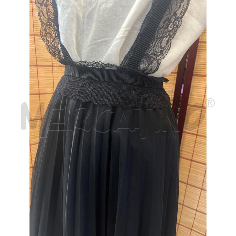 GONNA 40 GAELLE NERA TULLE BRETELLE PIZZO | Mercatino dell'Usato Manduria 4