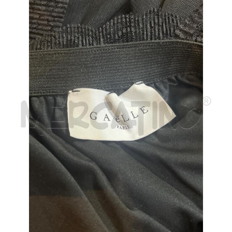 GONNA 40 GAELLE NERA TULLE BRETELLE PIZZO | Mercatino dell'Usato Manduria 5