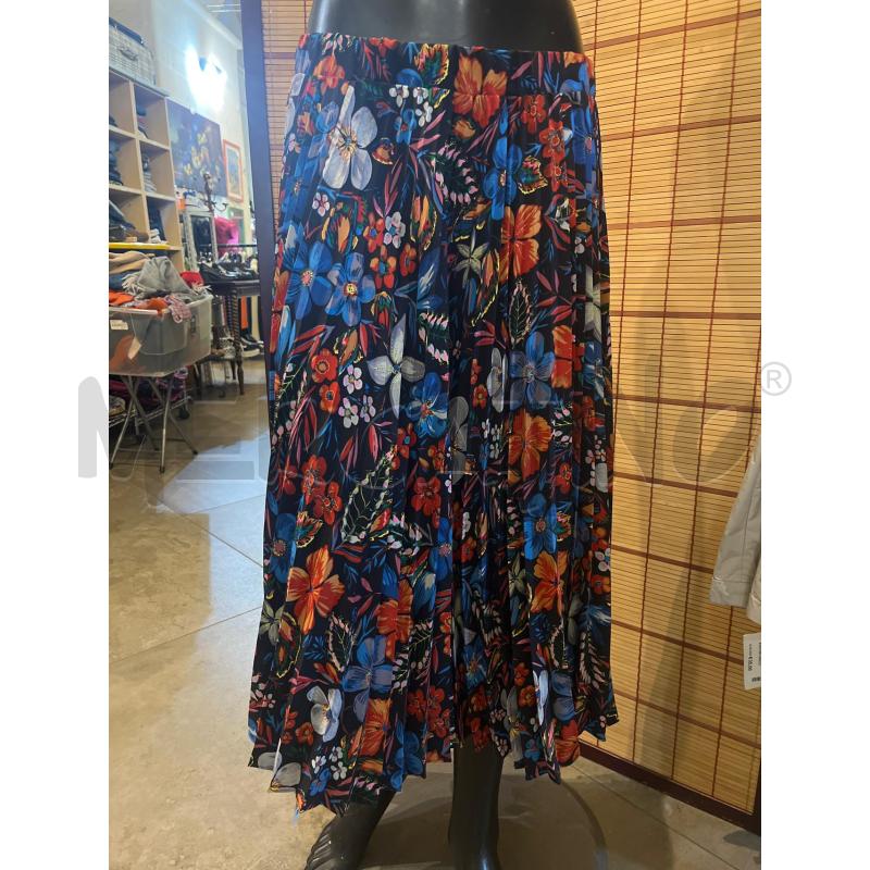 GONNA 42 ESSENTIEL ANTWERP PLISSETTATA BLU FIORI | Mercatino dell'Usato Manduria 1