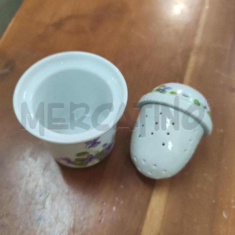 INFUSORE PORCELLANA KAISER WEST GERMNAY VIOLETTE | Mercatino dell'Usato Manduria 2