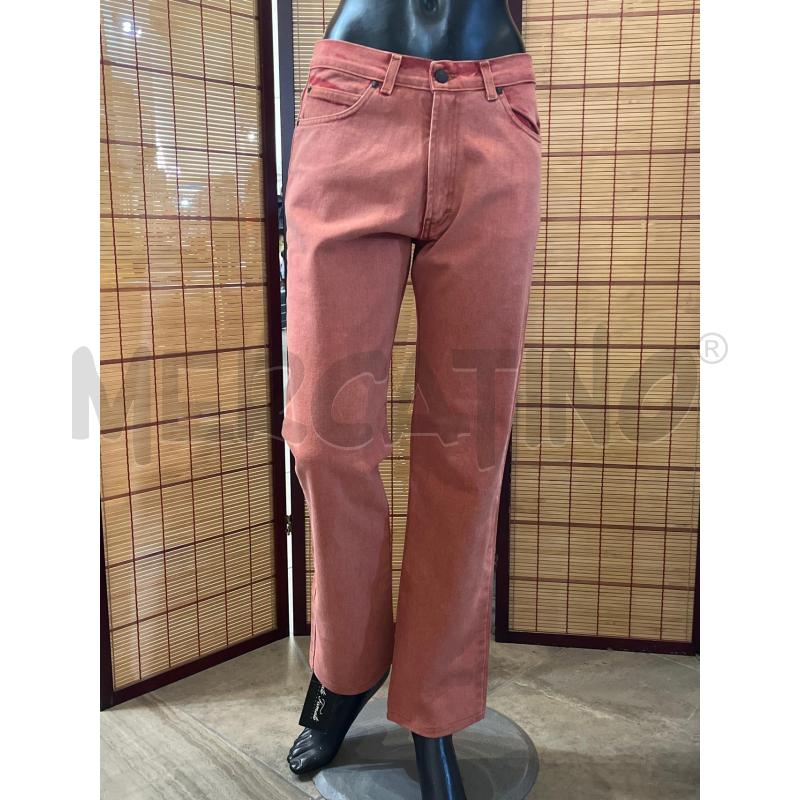 JEANS DONNA VERSACE ROSSO EFFETTO STINTO | Mercatino dell'Usato Manduria 1