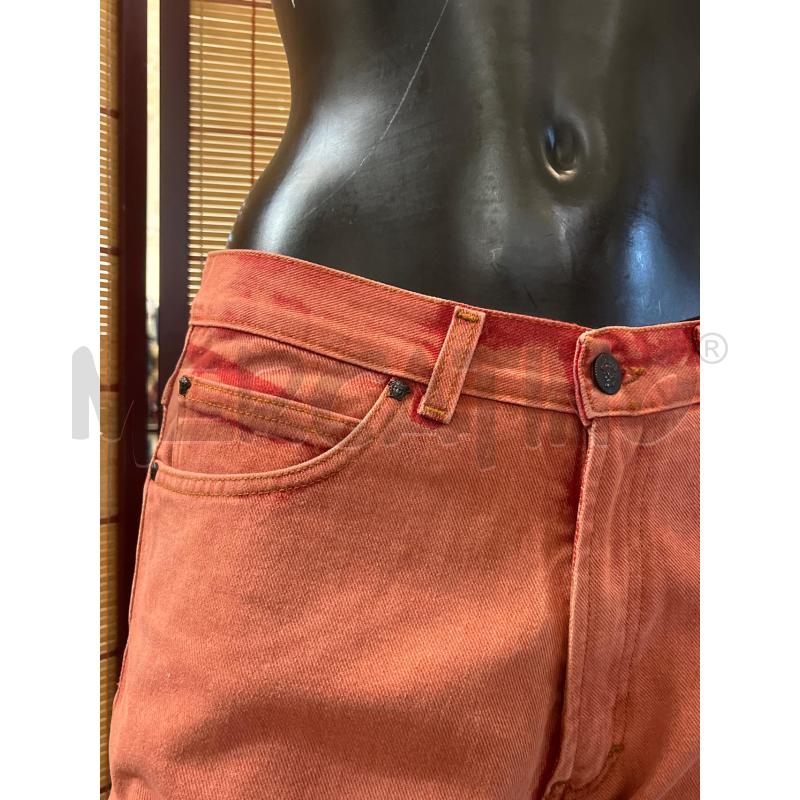 JEANS DONNA VERSACE ROSSO EFFETTO STINTO | Mercatino dell'Usato Manduria 4