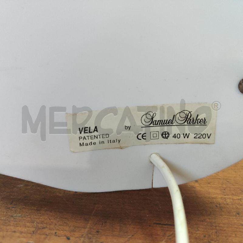 LAMPADA DA TAVOLO SAMUEL PARKER VELA BIANCA | Mercatino dell'Usato Manduria 4