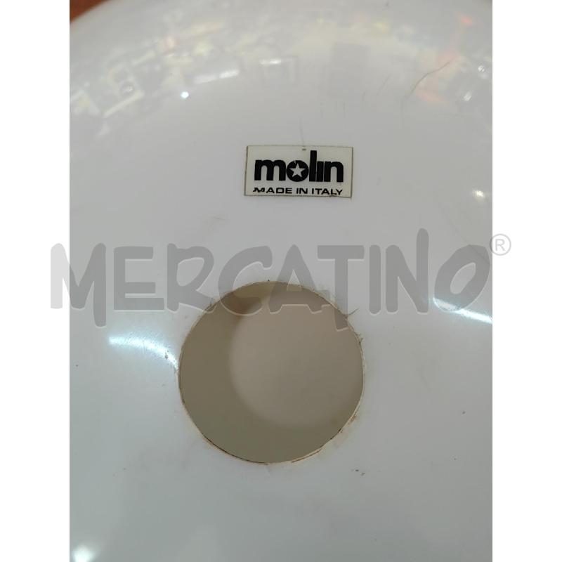 LAMPADA MOLIN PLASTICA METALLO SFERA ANNI 70 | Mercatino dell'Usato Manduria 4