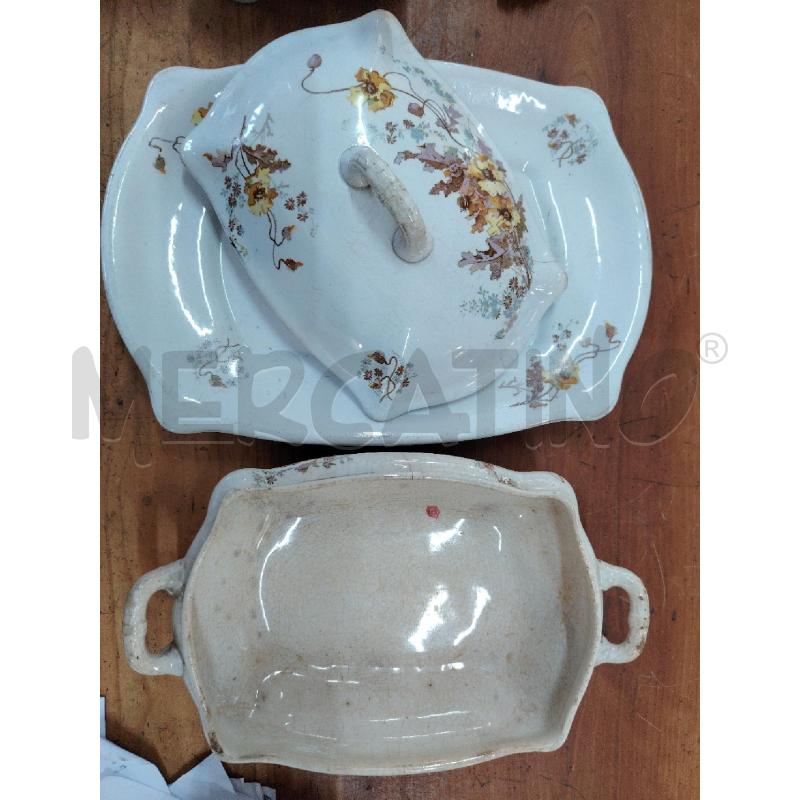 LEGUMIERA RETTANGOLARE CON VASSOIO FIORI GIALLI FOGLIE AUTUNNALI | Mercatino dell'Usato Manduria 4
