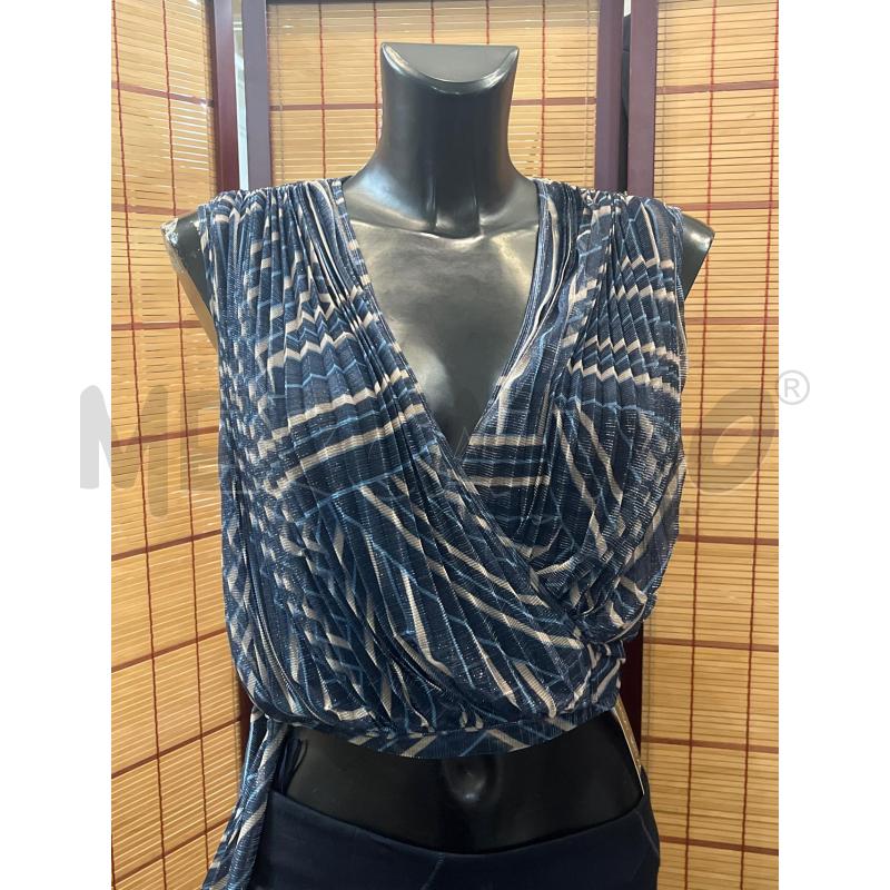 MAGLIA DONNA 38 NENETTE BLU LUREX BEIGE  | Mercatino dell'Usato Manduria 1