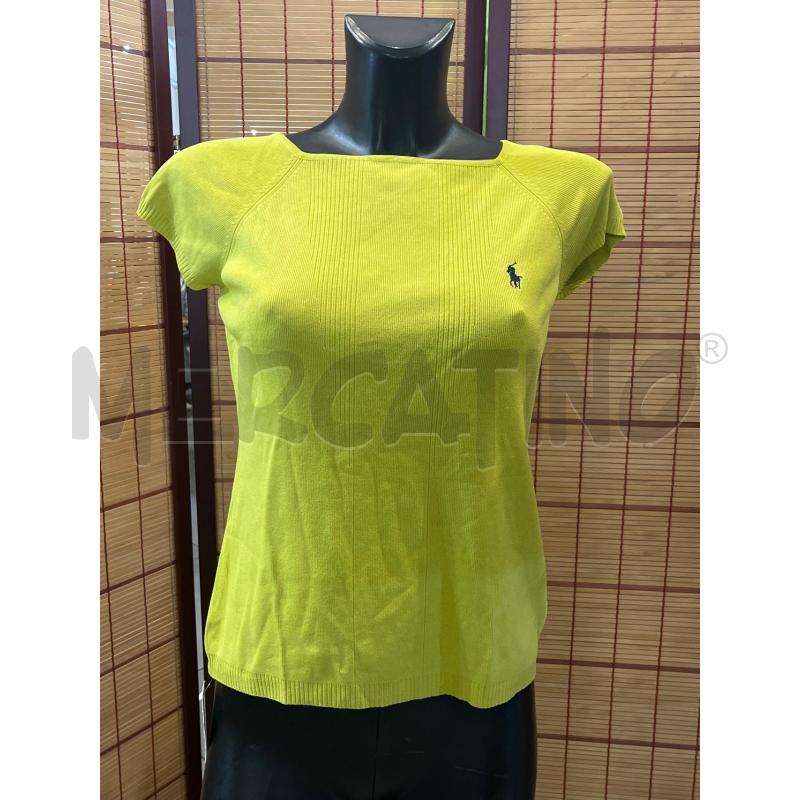 MAGLIA DONNA POLO RALPH LAUREN LIME | Mercatino dell'Usato Manduria 1