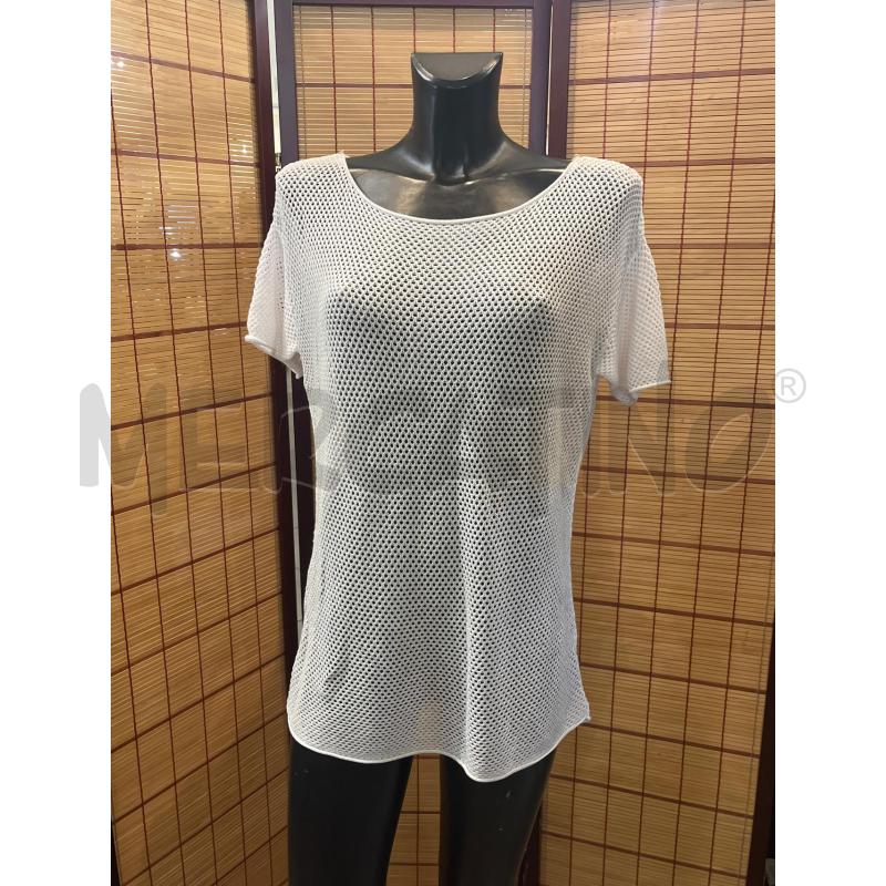 MAGLIA DONNA POURMOI BIANCA TRAFORATA | Mercatino dell'Usato Manduria 1
