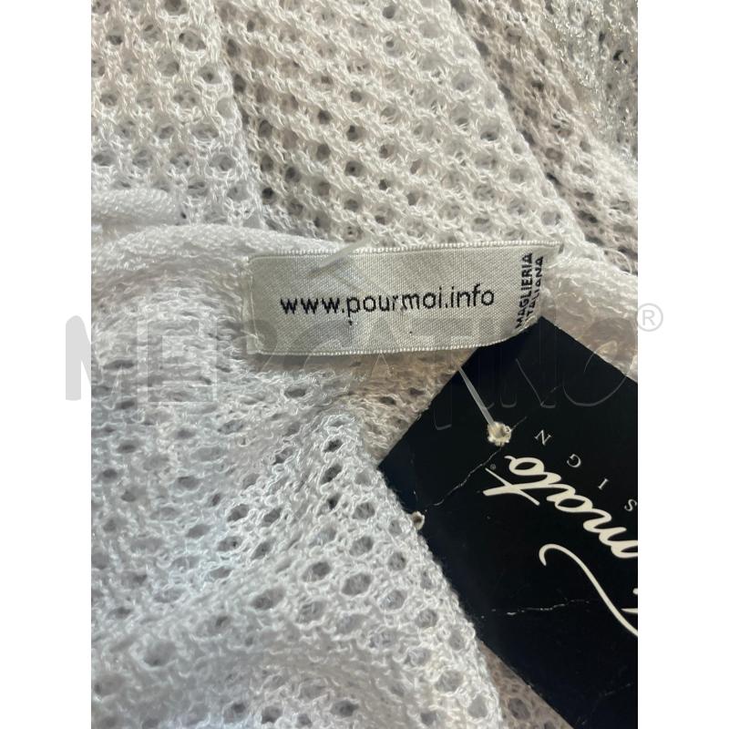 MAGLIA DONNA POURMOI BIANCA TRAFORATA | Mercatino dell'Usato Manduria 5