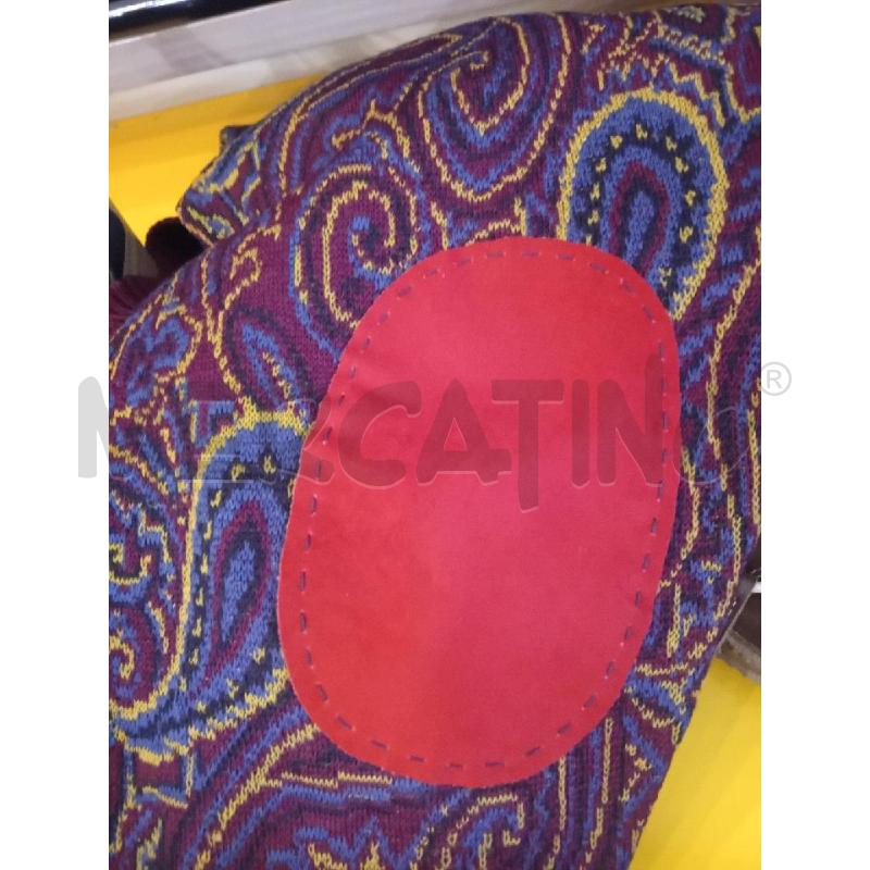 MAGLIONE UOMO 52 GUCCI LANA VINTAGE VINACCIA BLU SENAPE PAISLEY | Mercatino dell'Usato Manduria 5