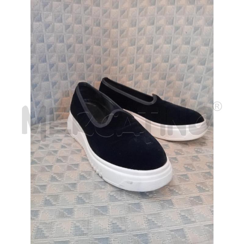 MOCASSINI DONNA EMPORIO ARMANI VELLUTO NERO | Mercatino dell'Usato Manduria 1