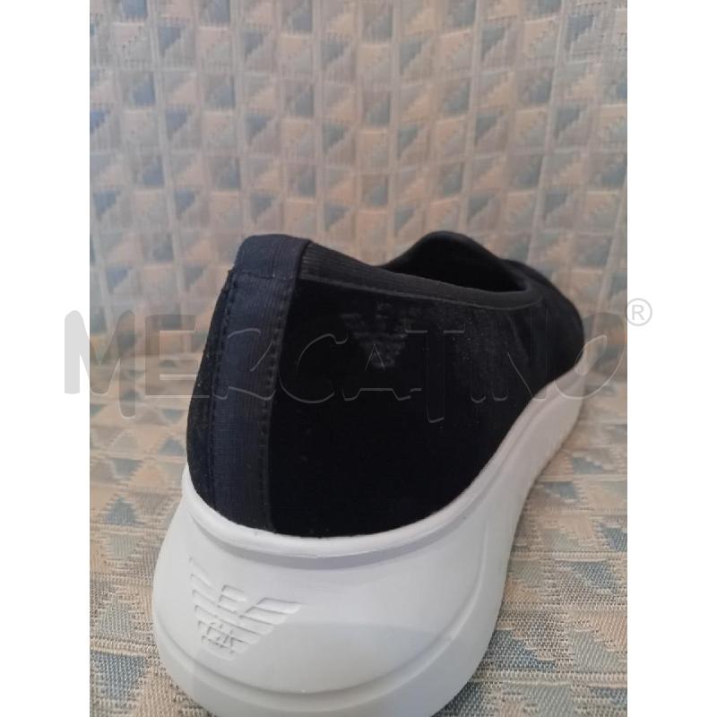 MOCASSINI DONNA EMPORIO ARMANI VELLUTO NERO | Mercatino dell'Usato Manduria 3