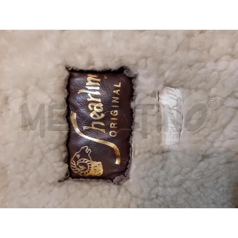 MONTONE DONNA 44 VINTAGE BLU SCURO BORDI DISEGNI ROSA AZZURRI | Mercatino dell'Usato Manduria 5