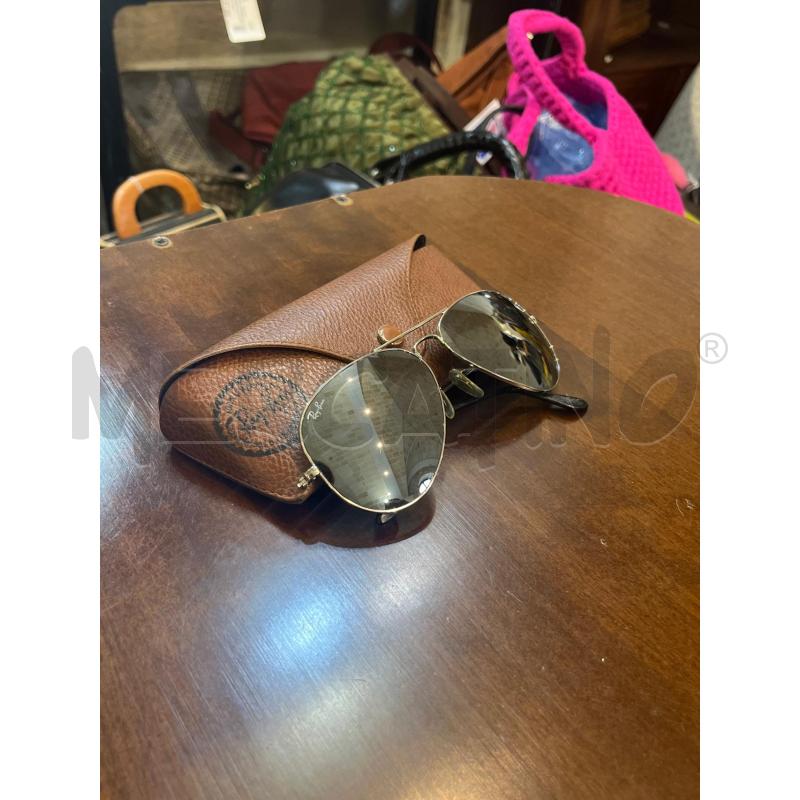 OCCHIALI UOMO RAYBAN AVIATOR + CUSTODIA | Mercatino dell'Usato Manduria 1