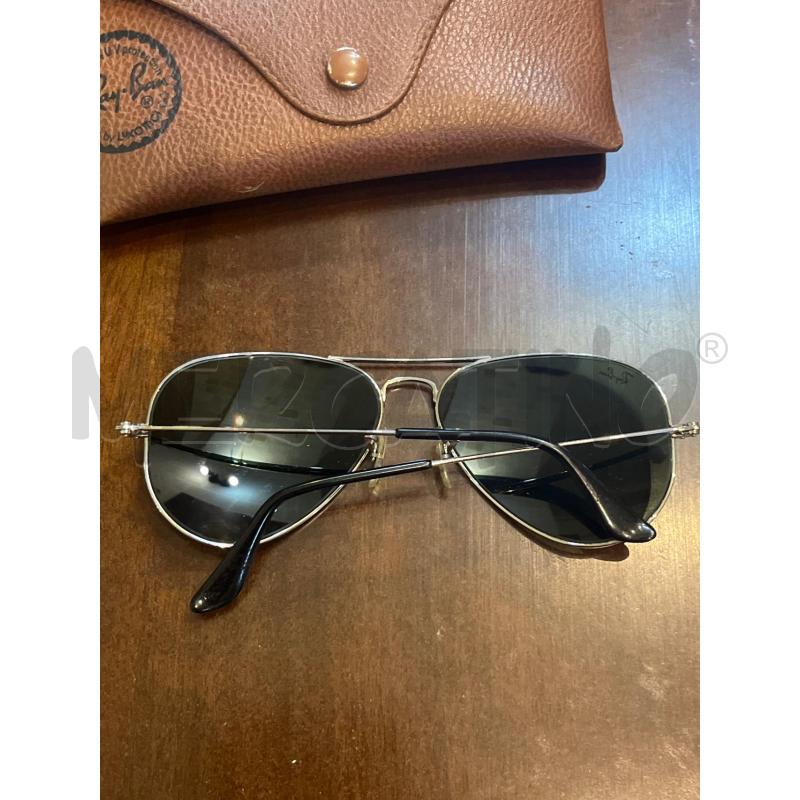 OCCHIALI UOMO RAYBAN AVIATOR + CUSTODIA | Mercatino dell'Usato Manduria 3