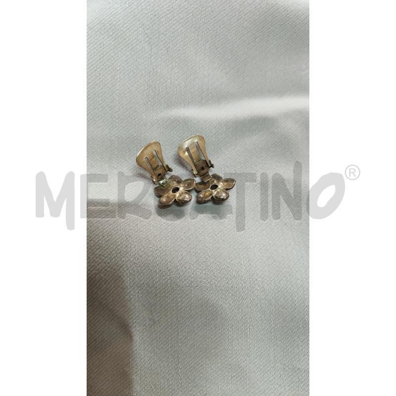 ORECCHINI ARG FIORE MARCASSITI GRANATO  | Mercatino dell'Usato Manduria 4
