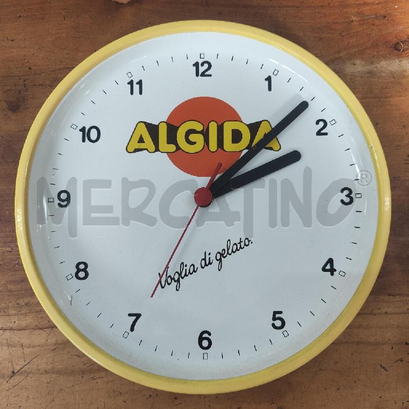 OROLOGIO DA PARETE ALGIDA VINTAGE METALLO FUNZIONANTE | Mercatino dell'Usato Manduria 1