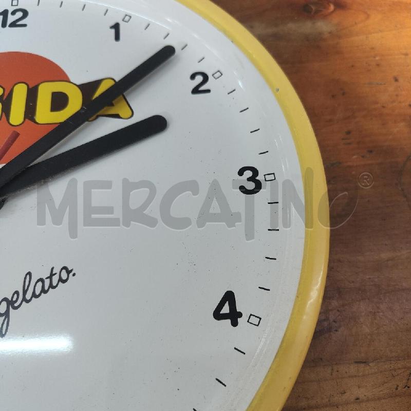 OROLOGIO DA PARETE ALGIDA VINTAGE METALLO FUNZIONANTE | Mercatino dell'Usato Manduria 4