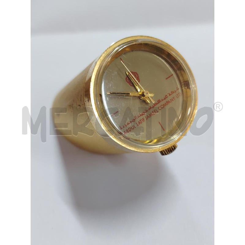 OROLOGIO DA SCRIVANIA TUBOLARE OTTONE OBLIQUO AUTOMATICO FUNZIONANTE   | Mercatino dell'Usato Manduria 1